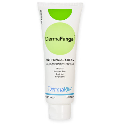 DermaFungal Antifungal Cream - Treats and Prevents Most Athlete’s Foot, Jock Itch, and Ringworm - 2% Miconazole Nitrate - 3.75 oz Tube
