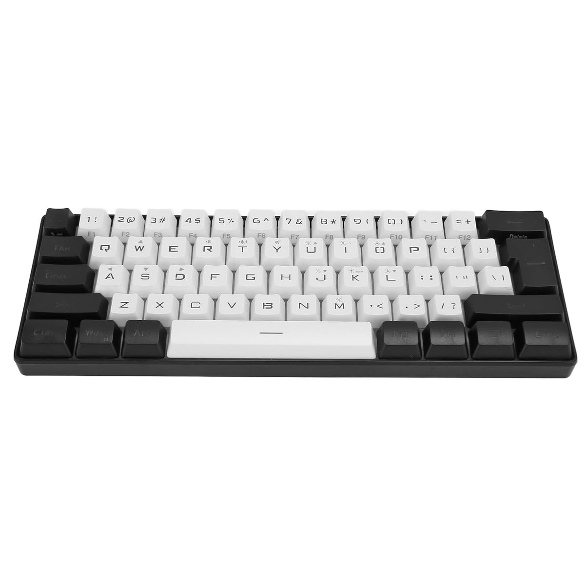 gernie Mini RGB Keyboard Luminous Portable Compact Wired Keypad for G61 Office Game Business, Cherry Mx Brown Keyboard (White), gerniengz5xq9vri-11