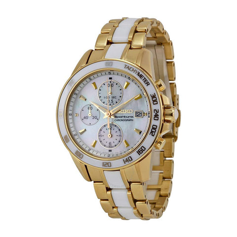 Seiko Women Analogue Quartz Watch with Stainless Steel Strap SNDX02P1