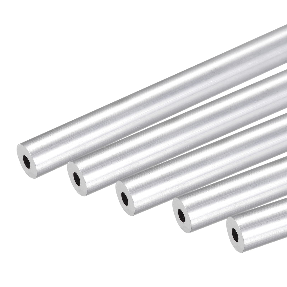 uxcell 6063 Aluminum Round Tube 10mm OD 4mm Inner Dia 250mm Length Pipe Tubing 5 Pcs