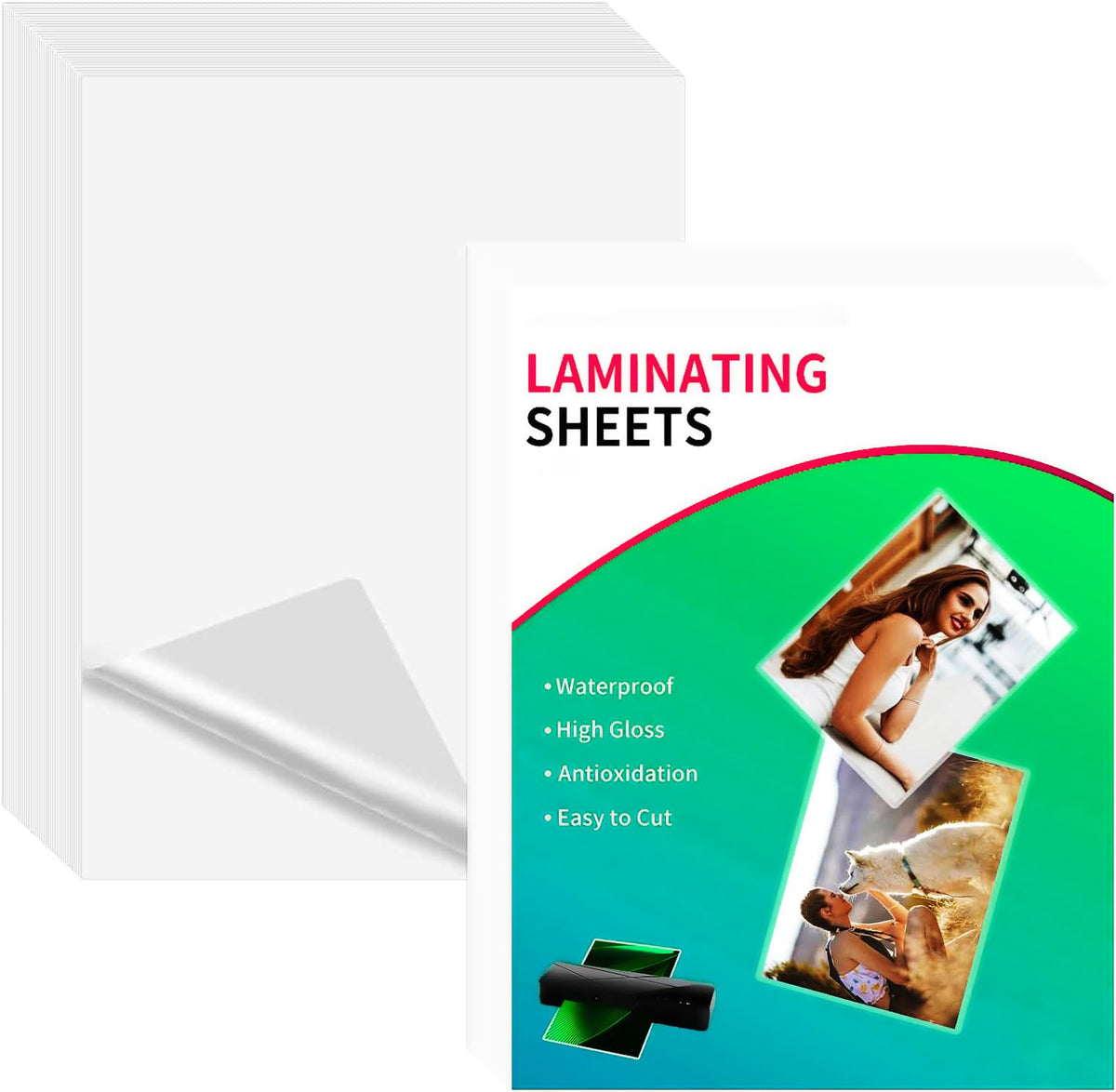 100 Pack Laminating Sheets 5 Mil Thickness, 9 X 11.5 inch Clear Thermal Laminating Pouches (Letter Size), for Education Supplies & Craft Supplies (5Mil - 100Pack)