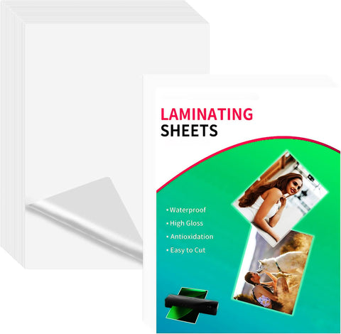 100 Pack Laminating Sheets 5 Mil Thickness, 9 X 11.5 inch Clear Thermal Laminating Pouches (Letter Size), for Education Supplies & Craft Supplies (5Mil - 100Pack)