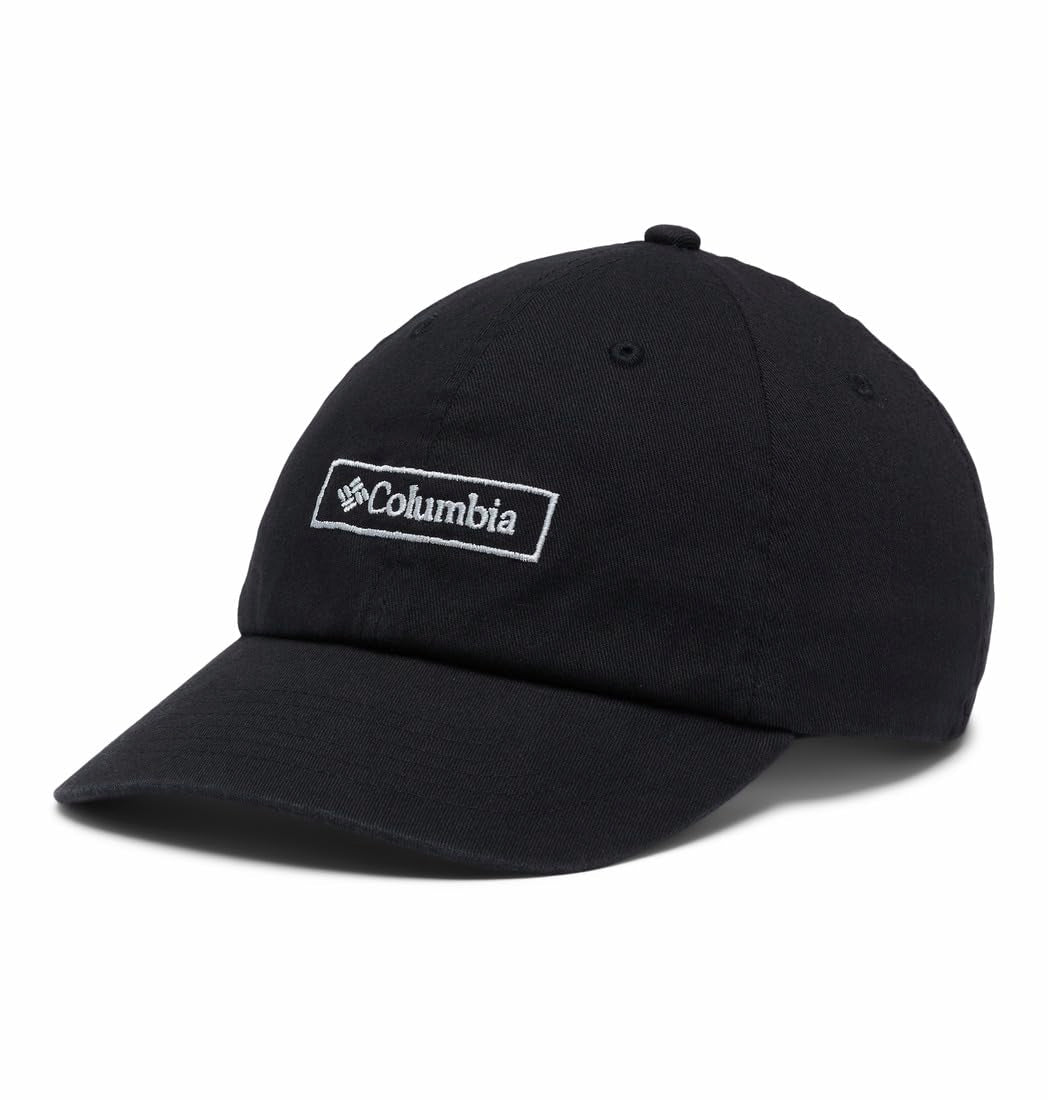 Columbia Unisex Logo Dad Cap, Black, One Size