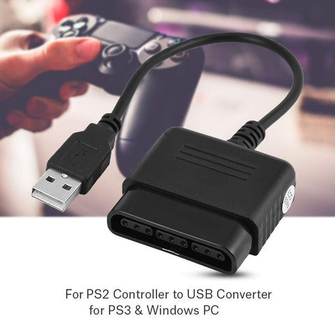 PS1/PS2 to PS3 Controller Adapter, PS1/2 to USB Cable for PC, PS3, Win PC Wired/Wireless for PS1/PS2 Controllers