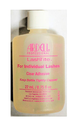 Ardell Lashtite Eyelash Adhesive Glue-Clear Individual Eyelash Adhesive Specially Formulated For Use With Duralash - Size 0.75 fl oz / 22ml