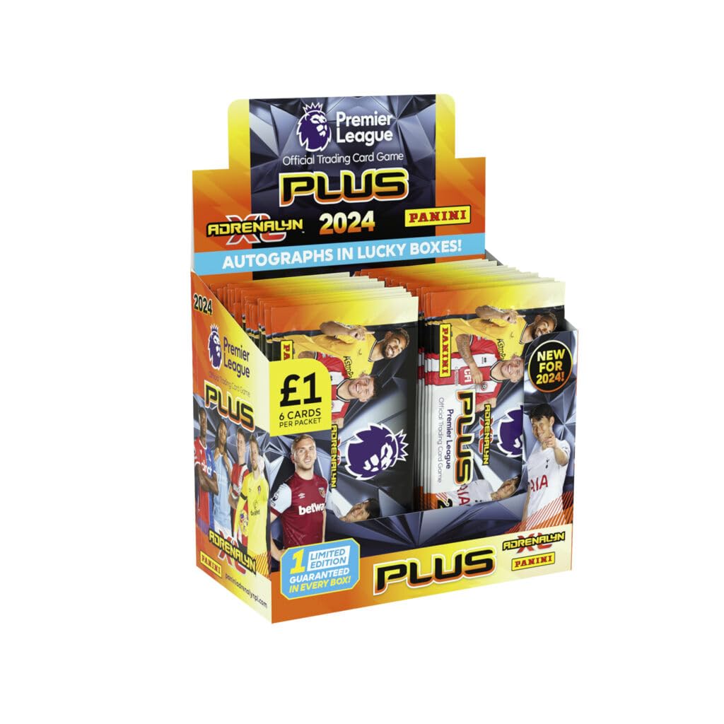 2023-24 Panini Adrenalyn XL Plus Premier League Cards - 50-Pack Box (300 Cards)