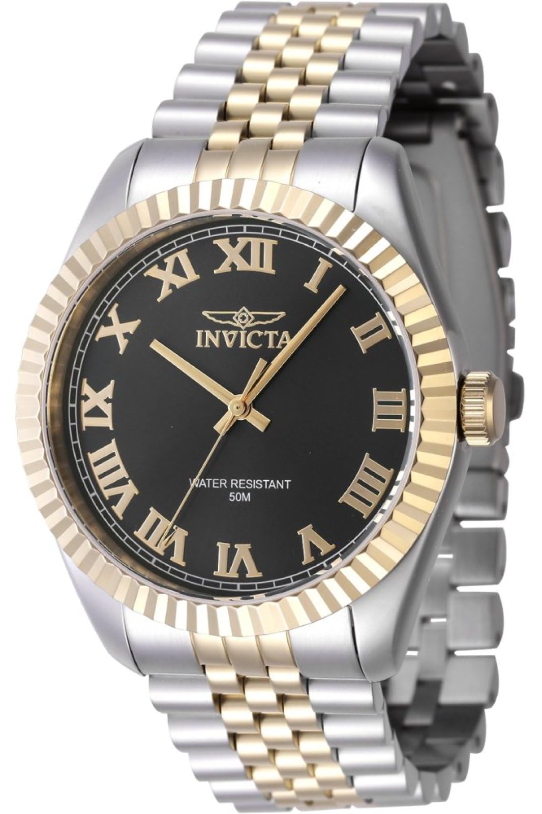 Invicta Specialty 47401 Men's Watch - Waterproof - Analogue - Quartz Movement - Stainless Steel with Black dial - 43mm