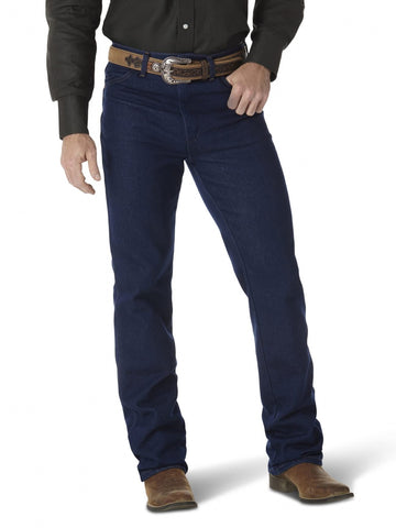 Wrangler Men's Cowboy Slim Fit Boot Cut Jean, Indigo Stretch, 40x30