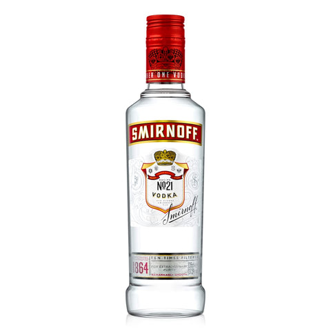 Smirnoff Plain Red Vodka, 1 x 350ml