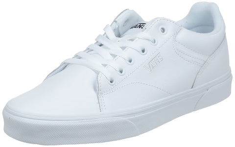Vans Men's Seldan Sneaker, Tumble White White, 8