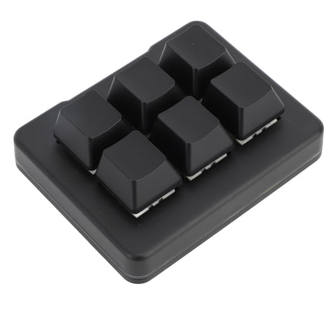gernie 6 Key Gaming Keyboard RGB Customized Keypad Mini Mode 6 Key Mini Keyboard for Game Office Wi USB, Gaming Keyboards, gerniehik2byr6xg