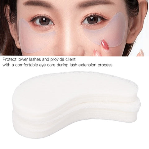Eye Mask,160 Pieces/Box Disposable Eye Mask Eye Mask Dark Crescent Eye Mask Disposable Cotton Eye Mask Paper Dark Circles Removal DIY Ultrathin Eye Mask Sheet Eye Mask Paper