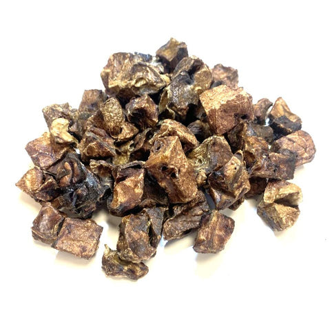 *New* Small Puffed Jerky Cubes (Dried Lung) 500g Natural Dog Treats Chews Great Training Aid SMS