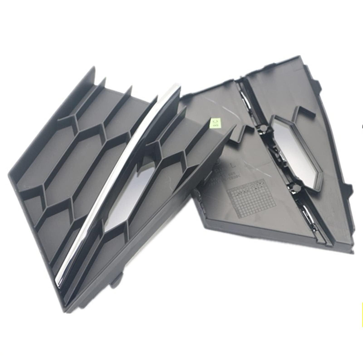 Car Front Fog Light Cover for Skoda Superb 2016 2017 2018,Front Bumper Fog Light Cover Grilles Car accessories,C-1 Pair