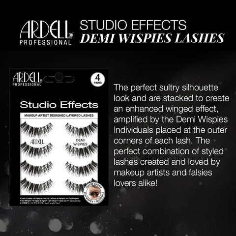 Ardell Studio Effects Demi Wispies Lashes 4 pk