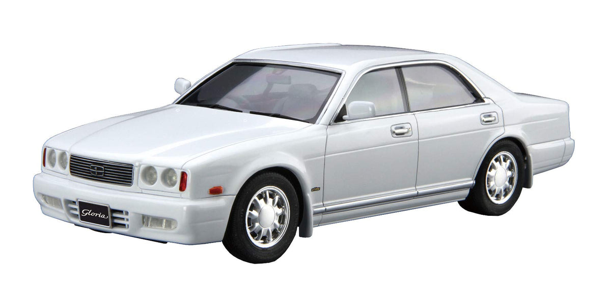 Aoshima 56523 The Model Car 92 Nissan Y32 Cedric/Gloria V30 Twincam Turbo Granturismo Ultima '92 1/24 Scale kit