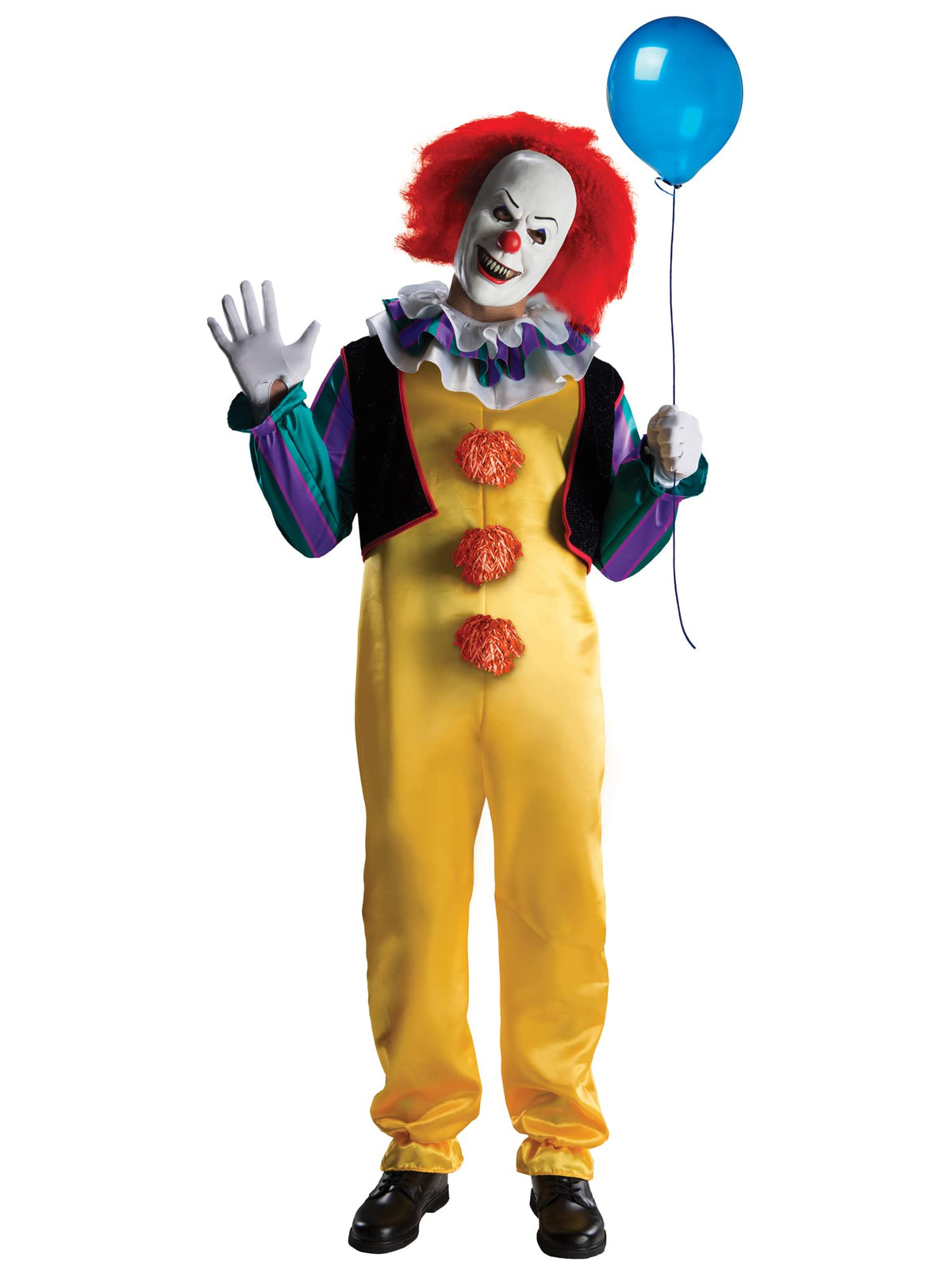 Rubie's Official Adult's Pennywise Deluxe Costume Clown - It The Movie - X-Small, Multi,881562