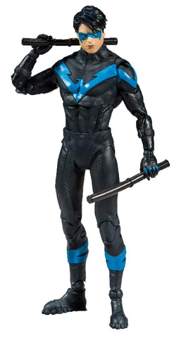 McFarlane Toys DC Multiverse Nightwing: Better Than Batman Action Figure with Build-A Rebirth Batmobile (Piece 2)