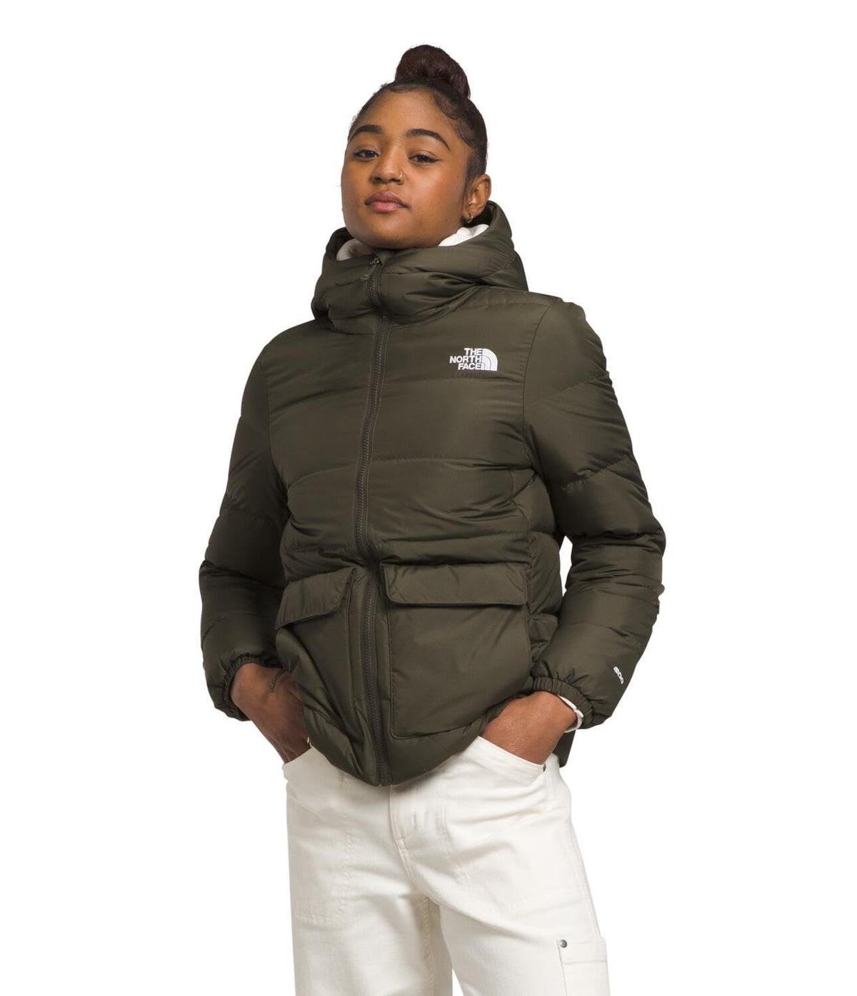 THE NORTH FACE Gotham Down Jacket - Women's New Taupe Green, XL, New Taupe Green, XL
