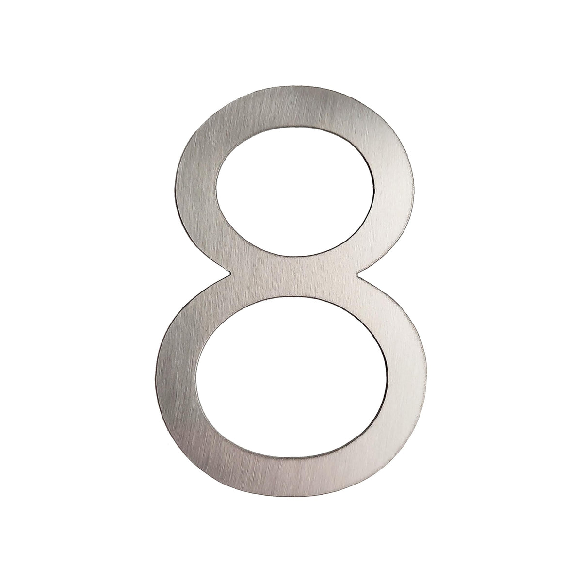 Guizzo Creart Stainless Steel External House Number Letter - 8 cm Height - Sign / - Handmade Product and Made in Italy, 8