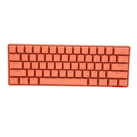 Haofy Mechanical Gaming Keyboard, Ergonomic Design 61 Keys High Sensitivity RGB Gaming Keyboard for Game
