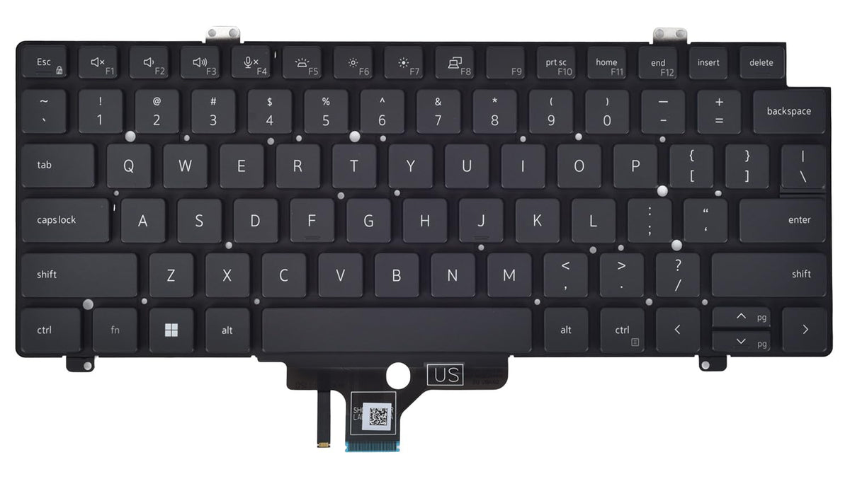 Replacement Keyboard for Dell Latitude 5420 5421 5430 5431 5440 7420 7430 7520 7530, Precision 3470 3480 Series Laptop with Backlit P/N: MV4X8 0MV4X8, US Layout