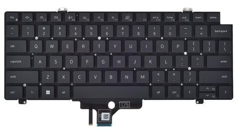 Replacement Keyboard for Dell Latitude 5420 5421 5430 5431 5440 7420 7430 7520 7530, Precision 3470 3480 Series Laptop with Backlit P/N: MV4X8 0MV4X8, US Layout