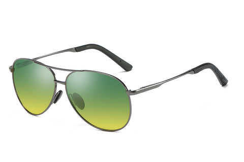 FEISEDY Night Driving Glasses Night Vision Aviator Anti Glare Eyewear for Men Women B2294