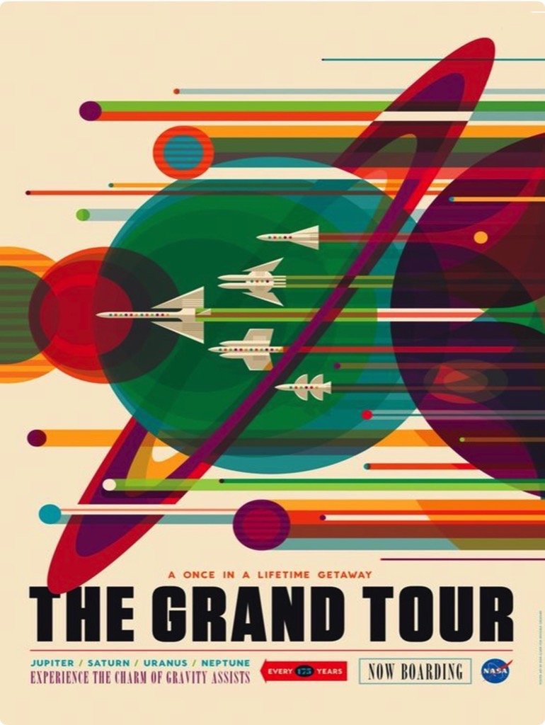New York Puzzle Company - NASA The Grand Tour - 1000 Random Cut Jigsaw Puzzle for Adults by Invisible Creature