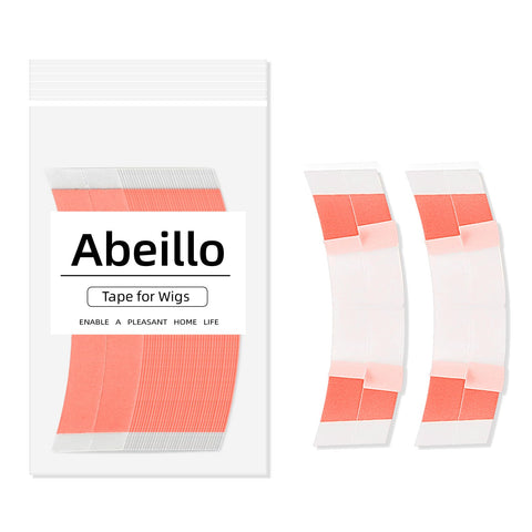 Abeillo 36PCS Wig Tape, Lace Wig Tape Double Sided Ultra Hold Waterproof Strong Wig Tape Strips, Adhesive Wig Lace Tape for Lace Front Wig Toupee Hairpiece