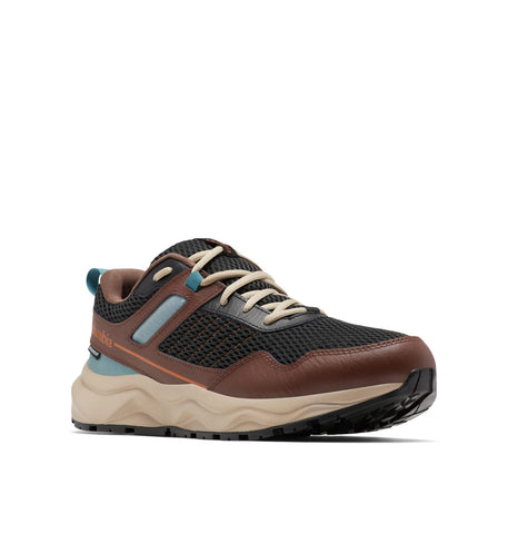 Columbia Men's Plateau Waterproof Hiking Shoe, Bison Brown/Warm Copper, 13