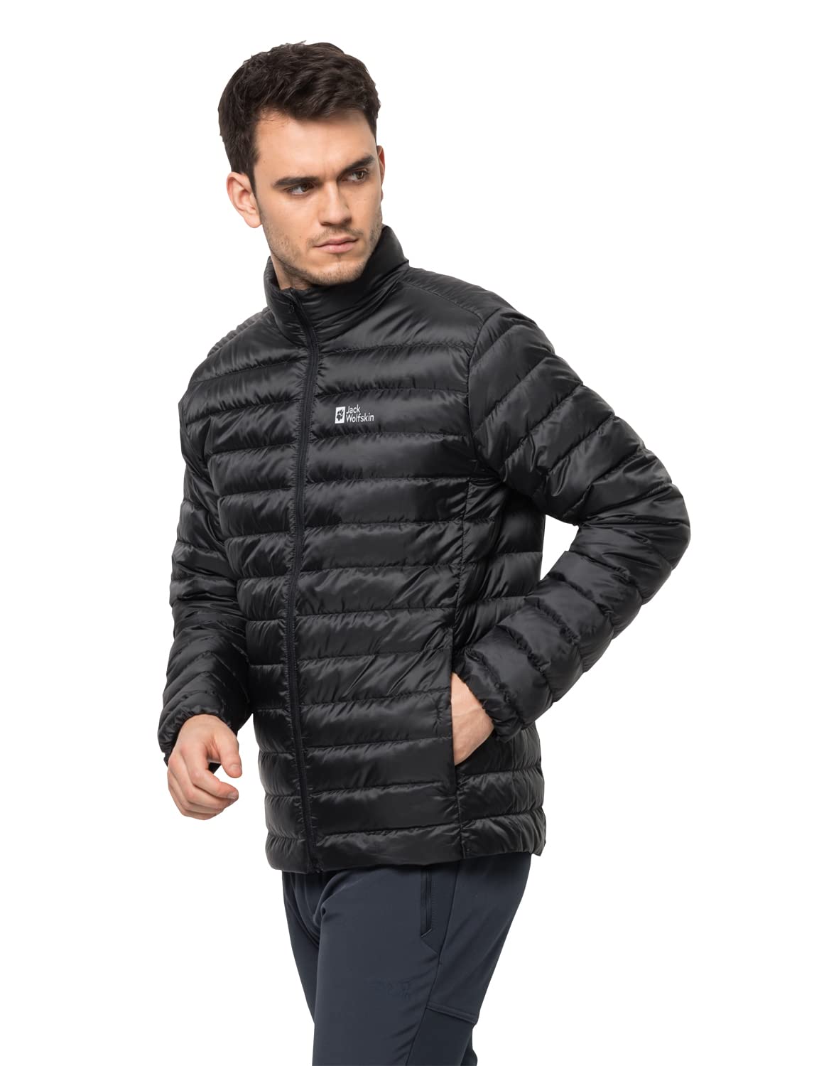 Jack Wolfskin Men's Pack & Go Jacket, Black, S