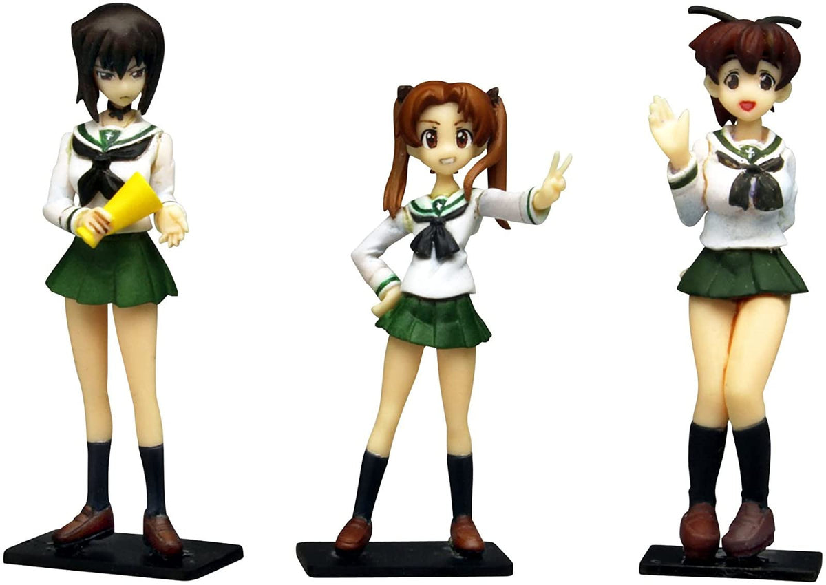Girls Und Panzer Turtle Team, Set of 3 Figures [Japan Import]