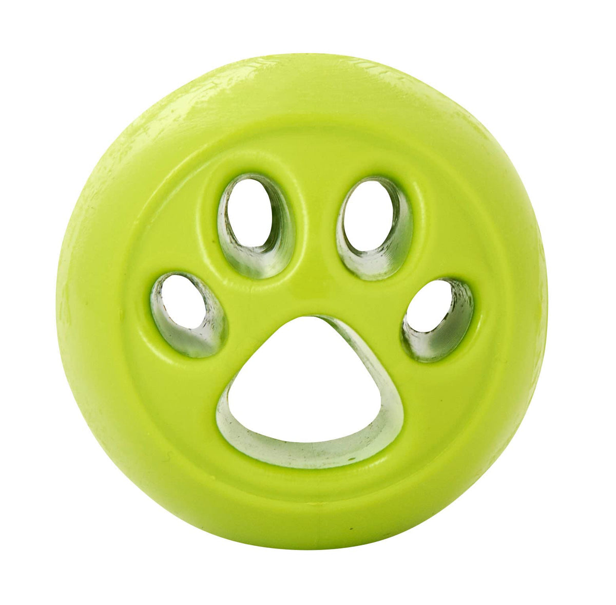 Planet Dog Orbee-Tuff Nooks Green Paw Print Treat-Dispensing Dog Toy