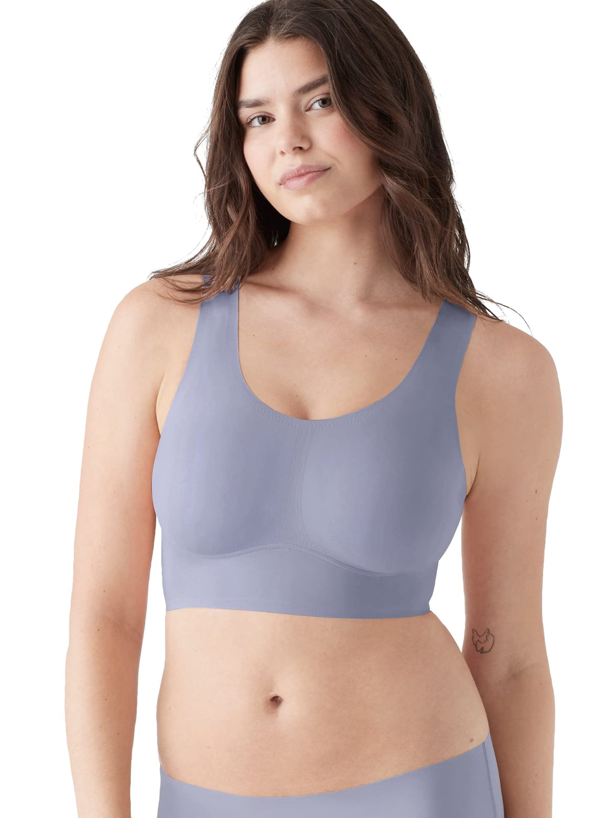 True & Co Women's True Body Lift Scoop Neck Bra, Blue Granite, (Small) 32-34A/D