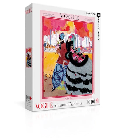 New York Puzzle Company - Vogue Magazine Autumn Fashions - 1000 Random Cut Jigsaw Puzzle for Adults by Helen Dryden