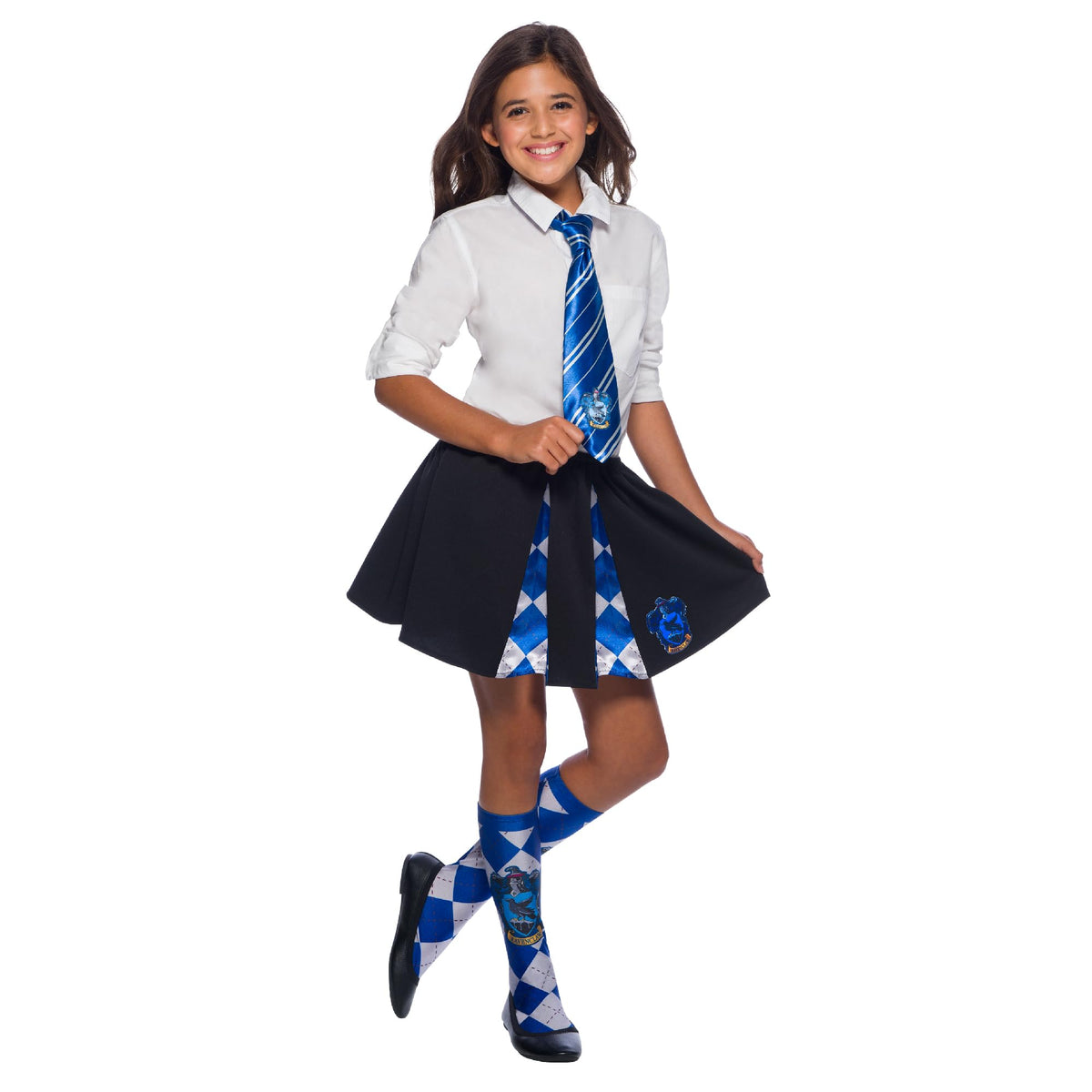 Rubies Official Harry Potter Ravenclaw Deluxe Tie, Costume Accessory Adults/Childs One Size Age 6 Years Halloween