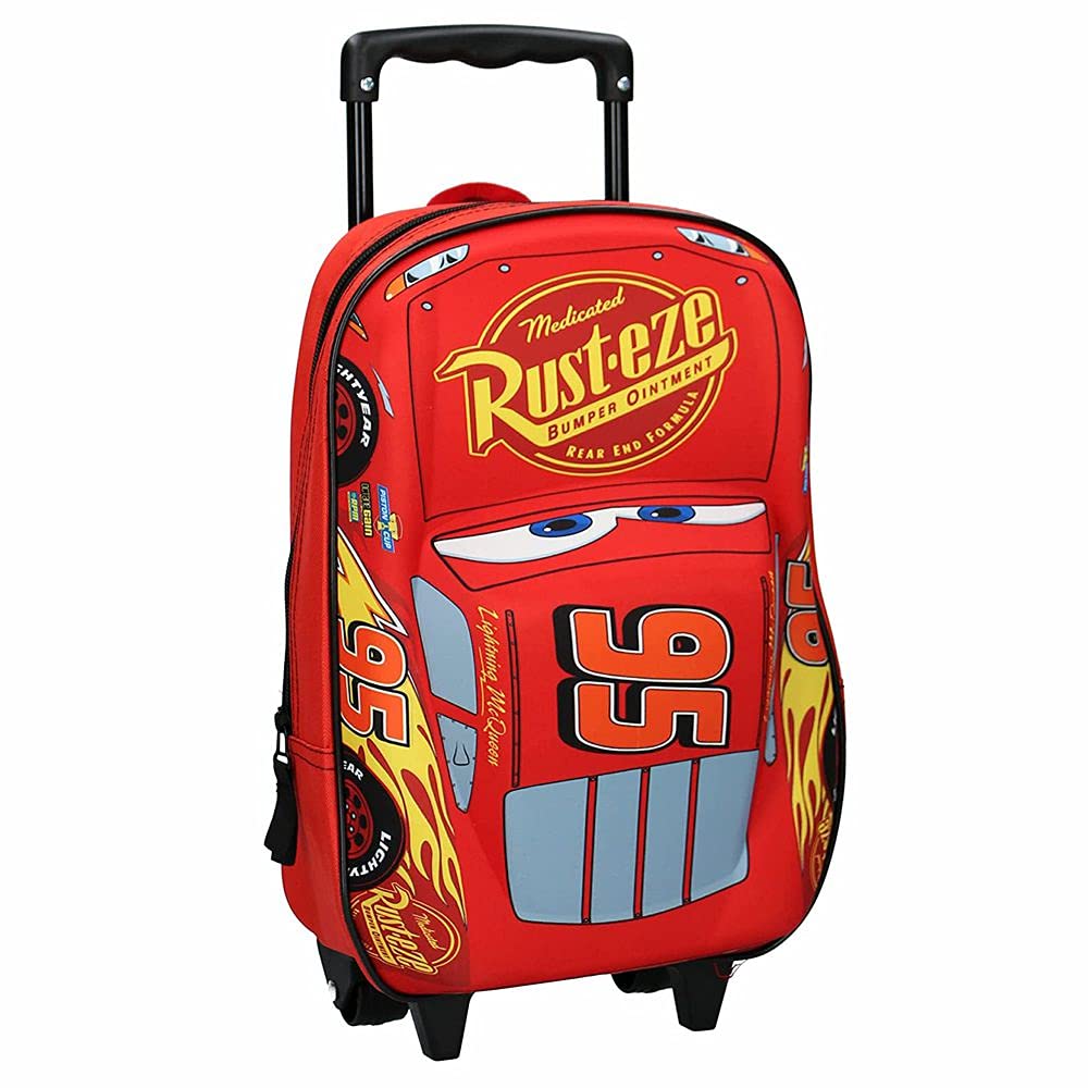 GÃ©nÃ©rique Cars 3 Boy Wheeled Bag backpack 3D 31 cm