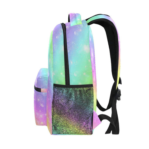 ALAZA Girls Unicorn Backpacks for School Glaxy Rainbow Star Bookbags for Kids Teen Toddler Fashion Daypack Rucksack Travel Laptop Bag