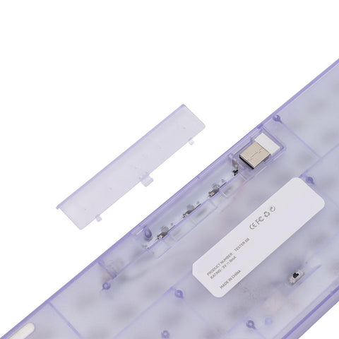 68 Keys 2.4G Wireless Custom Gaming Keyboard,DIY Mechanical Keyboard Kit,Ular Mechanical Keyboard Kit(Bla65 Percent Layout Switch Hot Swap Mod (#3)