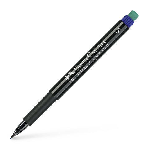 Faber-Castell 152351 Permanent Markers (S) 1pezzo Permanent Marker - Blue (Blue, Black, Blue, Plastic, Pack of 1) (S)