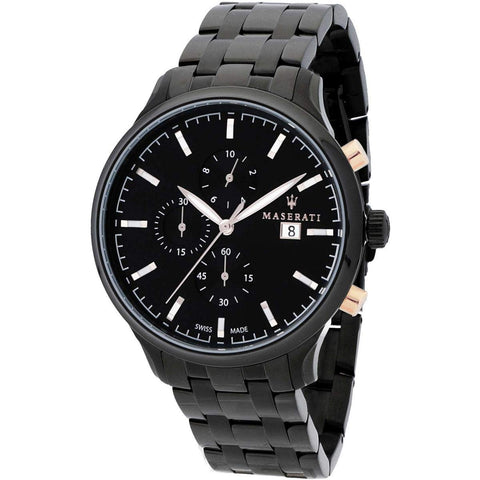 Maserati Men's Chronograph Quartz Watch with Stainless Steel strap 8033288734543
