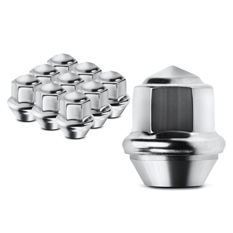 A-Premium M12-1.50 Wheel Lug Nuts Compatible with Ford Escape Fusion Focus Ranger EcoSport Transit Connect Lincoln MKZ MKC Front or Rear Side 10-PC Set