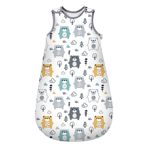 Mosebears Baby Winter Sleeping Bag Children's Sleeping Bag 2.5 Tog Sleeping Bag Made of 100% Cotton Various Sizes from Birth to Age 18 Months All Year Round Sleeping Bag