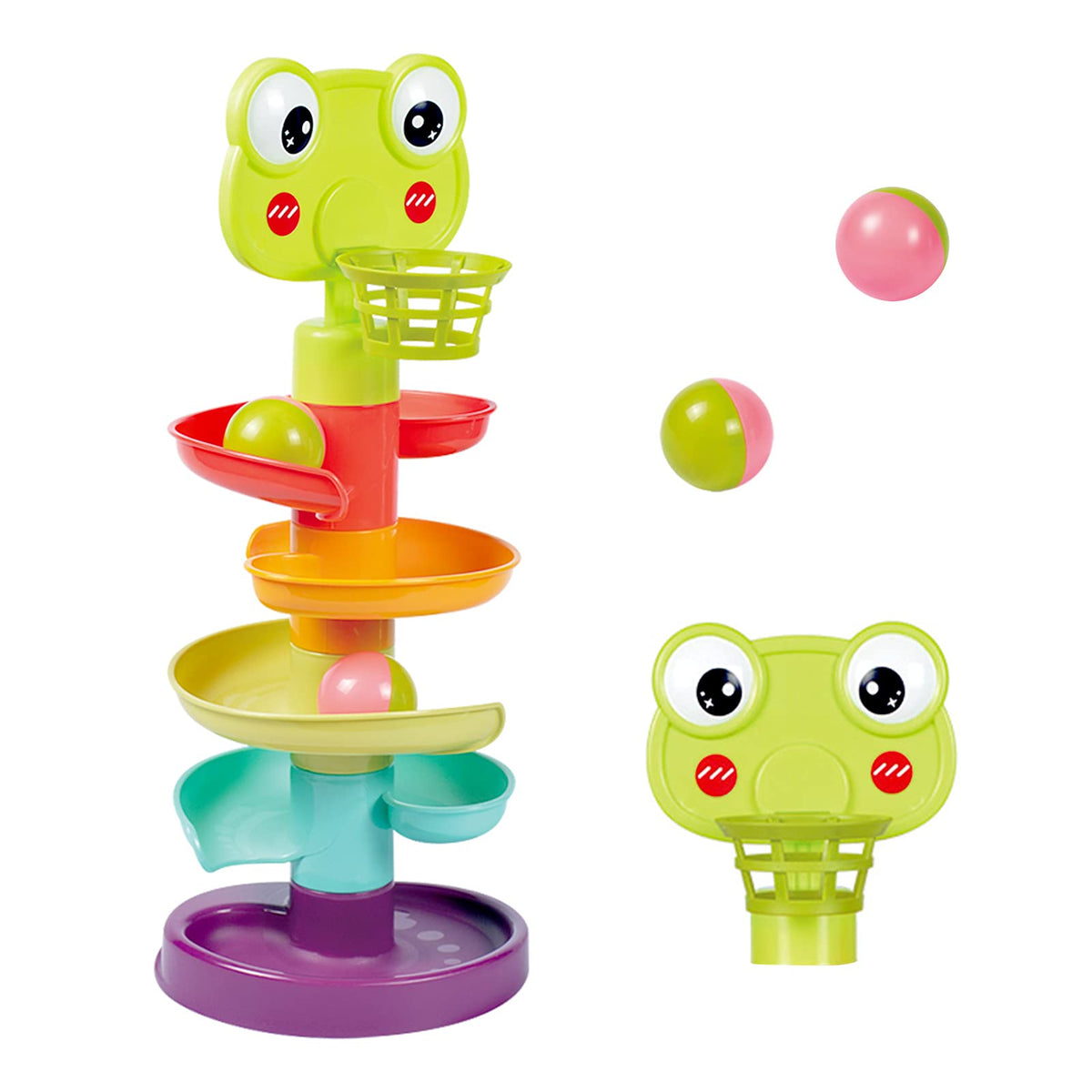 LZDMY Baby Toy 9-18 Months, Ball Drop and Roll Ramp Toy for 1 Year Old Boys Girls, Sensory Toy for Babies 12 Months, Baby Ball Tower Roll ball Game, 1st Birthday Gifts for Babies Easter Gifts