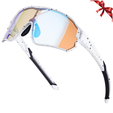 ROCKBROS Kids Sunglasses Photochromic Sports Sunglasses For Boys Girls Youth MTB Biking Sunglasses for Kids Ages 8 to 14