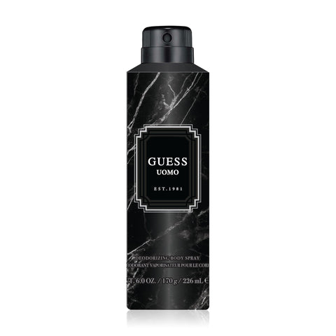 Guess UOMO Deodorizing Body Spray For Men, 6.0 Oz.