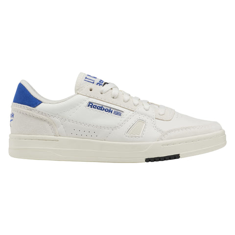 Reebok Unisex LT Court Sneaker, Chalk/Vector Blue/Black, 3.5 US Men