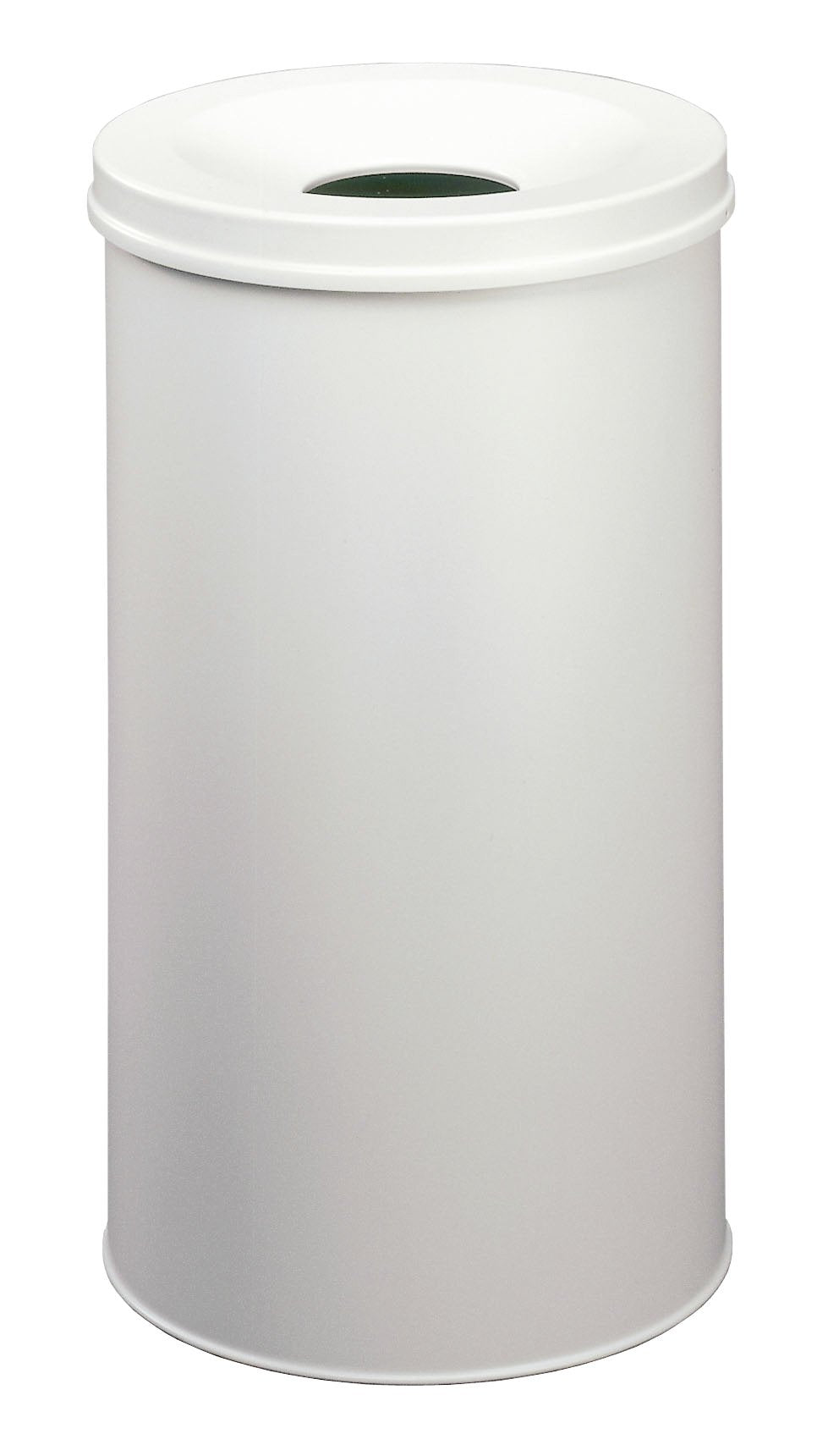 Durable Self-Extinguishing Metal Waste Bin Grey 60 Litre Capacity | Stylish and Modern Finish | for Complete Safety In The Office, Warehouse, School, etc.