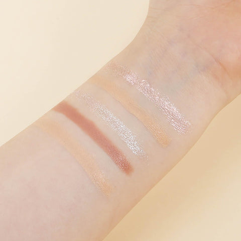 Boobeen Cream Eyeshadow Stick, Shimmer & Matte Eye Shadow Pencil Long Lasting, Have Gradient Eye Brightener Makeup for Women